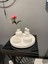 5 Parça Modern Dekoratif Beton Sunumluk Tepsi, Lotus Mum, Sarılan Çift, Mum Seti 2