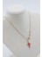 Xupıng Jewelry 14 Ayar Altın Kaplama, Yıldız Zirkon Taşlı Pembe Kolye 2