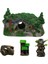 Hobbit Odası Tarzı Akvaryum Dekorasyon Boş Gövde Simülasyon Ağaç Kütük Ahşap Reçine Peysaj Balık Tankı Peyzaj Dekoratif Balık Tankı Malzemeleri (Yurt Dışından) 3