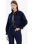 Slim Fit Cepli Denim Kadın Ceket 4