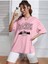 Rockıes Baskılı Siyah Oversize T-Shirt Salaş Boyfirend 3