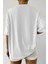 Happıness Baskılı Kadın Oversize Salas T-Shirt Boyfirend 4