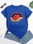 Dudak Baskılı Oversize T-Shirt Salaş Boyfirend 1