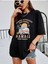Surf Riders Baskılı Kadın Oversize T-Shirt Salaş Boyfirend 1