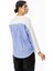 6040 Arka Garnili Kadın Sweatshirt Beyaz 5