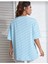 Kadın Tiny Heart Baskılı Kadın Oversize Salas T-Shirt 2