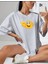 Emoji Baskılı Oversize Ünisex T-Shirt Salaş Boyfirend 1