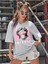 Intense Felling Baskılı Kadın Oversize Salas T-Shirt Boyfriend 1
