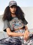 Kadın Oversize Crop New Wave Comine Baskılı 2