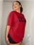 Chıll Baskılı Kadın Oversize T-Shirt Salaş Boyfirend 2
