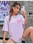 Kadın Tiny Heart Baskılı Kadın Oversize Salas T-Shirt 3