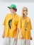 2'li Kombin Aslan/kaplan Baskılı Kadın Oversize Salas T-Shirt Boyfriend 1