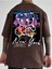 Bear New York Baskılı Oversize Erkek T-Shirt Salaş Boyfirend 1