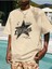 Stars Baskılı Oversize Erkek T-Shirt Salaş Boyfirend 1
