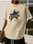 Stars Baskılı Oversize Erkek T-Shirt Salaş Boyfirend 3
