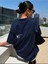 Kadın Cherısh Tıme Effect Baskılı Oversize Salaş T-Shirt Boyfriend 3