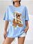 Dolar Bear Baskılı Oversize T-Shirt Salaş Boyfirend 2