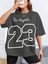 Los Angeles 23 Baskılı Oversize T-Shirt Salaş Boyfirend 1
