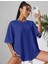 Düz Basic Kadın T-Shirt Oversize Salas Boyfriend 2