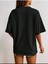 Kadın Smile Baskılı Oversize Salaş T-Shirt Boyfriend 2