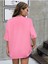 Los Angels Baskılı Oversize Salas T-Shirt Boyfriend 2