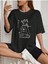 Sevimli Kediler Baskılı Oversize T-Shirt Salaş Boyfirend 4
