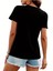 Kadın Baskılı Kadın Oversize V Yaka T-Shirt Salaş 2
