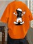 Funny Bear Baskılı Oversize Erkek T-Shirt Salaş Boyfirend 1