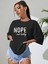 Kadın Oversize T-Shirt Nope Not Today Baskılı 5