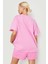 Pembe Oversize Wardrobe T-Shirt - Oversize Baskılı Wardrobe 2