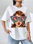 Pop Art Face Baskılı Oversize T-Shirt Salas Boyfriend 2
