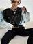 Cat Baskılı Kadın Oversize Salas T-Shirt Boyfriend 1