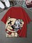 Crazy Bear Baskılı Oversize Erkek T-Shirt Salaş Boyfirend 2