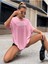 East Hampton Baskılı Oversize T-Shirt Salaş Boyfirend 2