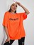 Over It Baskılı Oversize T-Shirt Salaş Boyfirend 1