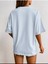 Kadın Smile Baskılı Oversize Salaş T-Shirt Boyfriend 2