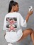 Girl Gang Baskılı Oversize T-Shirt Salaş Boyfirend 1