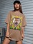 Bej Oversize T-Shirt Lord Baskılı 2