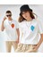 Ateş/su Baskılı 2'li Takım Oversize Salas T-Shirt Boyfriend 1