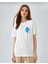 Ateş/su Baskılı 2'li Takım Oversize Salas T-Shirt Boyfriend 3