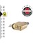 Lock 175EURDLH Sertifikalı Şifreli Kilit, Katı Kasa ve Uzun Kilitli, Altın, 10,7 x 5,1 x 2,4 cm 2