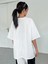 Beyaz Oversize T-Shirt Challenge Baskılı 2