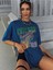 Saks Oversize T-Shirt Chıcago Baskılı 4