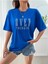Over Thınkıng Baskılı Kadın Salas Oversize Salas T-Shirt Boyfriend 2