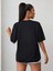 Kadın Oversize T-Shirt Good Family Vibes Baskılı 3