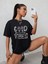 Kadın Oversize T-Shirt Good Family Vibes Baskılı 4