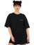 Oversize Cool Dude Baskılı Siyah Tshirt 5