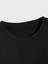 Unisex Siyah Just Relax Ayıcık Baskılı Oversize T-Shirt ve Şort Kombin 3