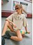 Kadın Kaktüs Baskılı Oversize T-Shirt 2