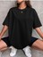 Düz Basic Unisex Oversize Salas T-Shirt Boyfriend 1